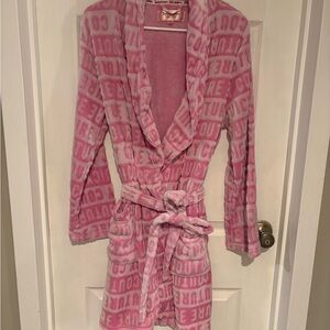 Juicy Couture Pink Patterned Robe